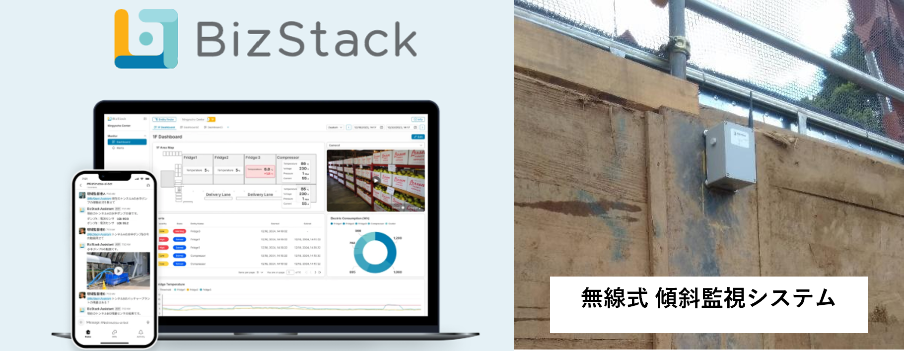 無線式 傾斜監視システム